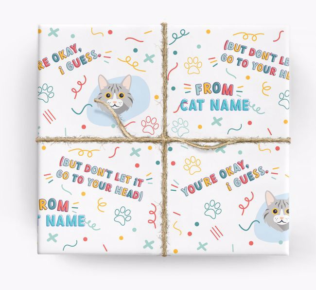 You're Okay: Personalised {breedFullName} Wrapping Paper